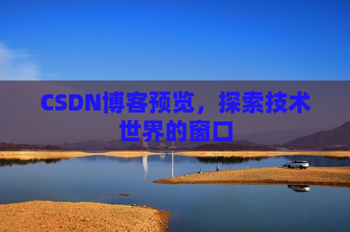 CSDN博客预览,探索技术世界的窗口